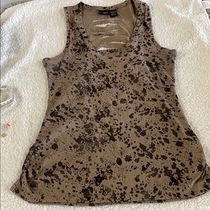 Shimmer splotched muscle Tshirt